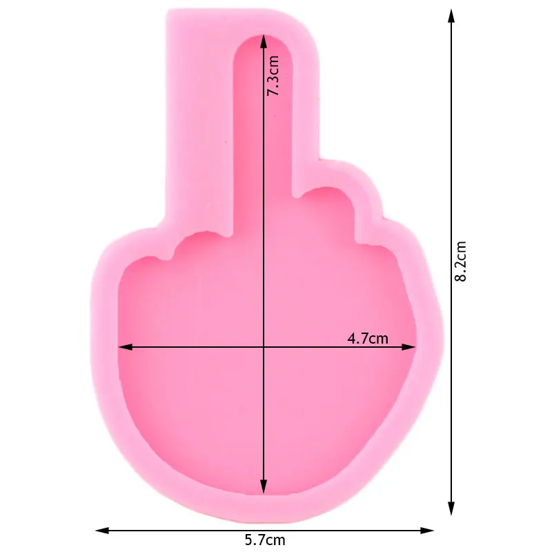 إصبع الحب ASL OK قالب من السيليكون الصلاة الأيدي المفاتيح قوالب همسة اليد لتقوم بها بنفسك قالب الصب قبضة الايبوكسي الراتنج الحرفية قلادة قوالب