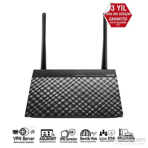 ASUS DSL-N16 Parent Control Assisted-VPN-ADSL-VDSL-FiBER-Modem Router