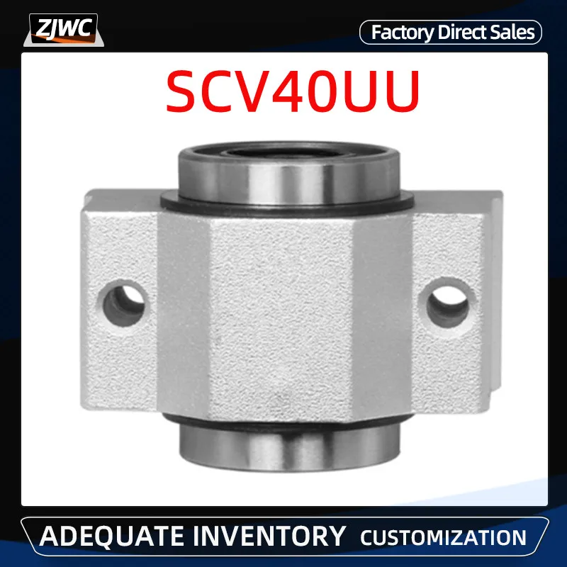Kugellager Rodamientos SCV12UU SCV16UU SC12VUU SC16VUU Linearlagerblock DIY-Gleit-Einheiten CNC-Fräse – Detail 18