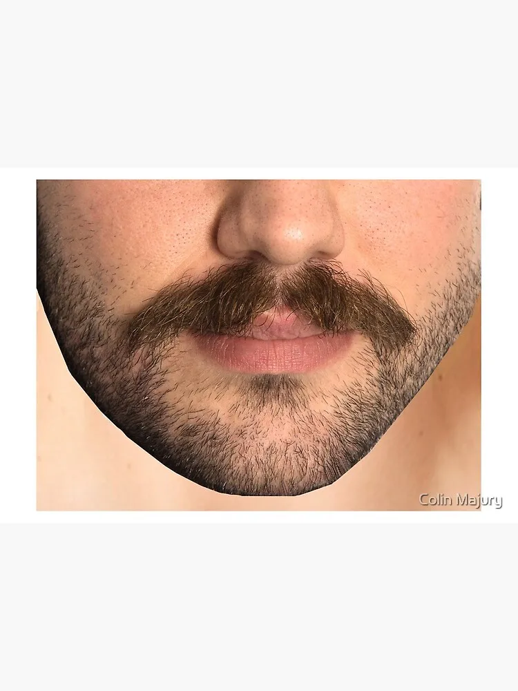 Masque pour Moustache et barbe noir, filtre facial, tissu de poche réutilisable, lavable