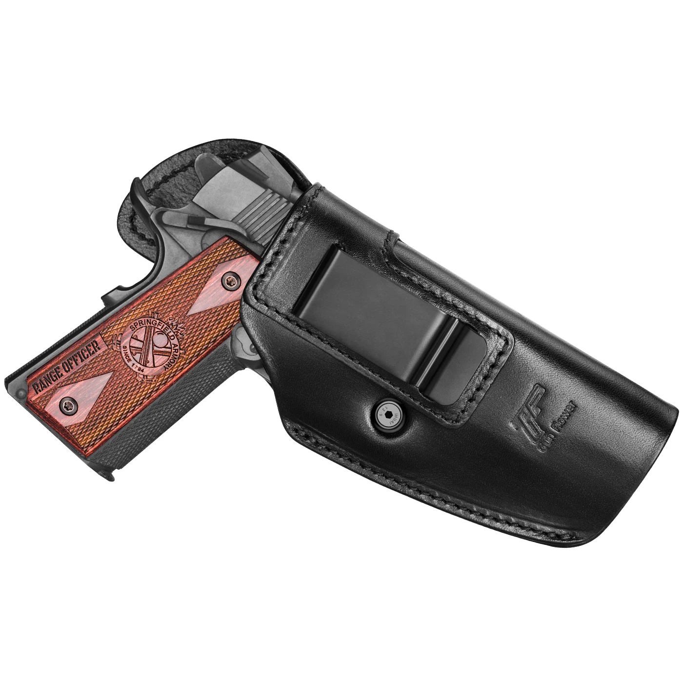 

G&F IWB Leather Holster of Black Color High Quality For Colt 1911