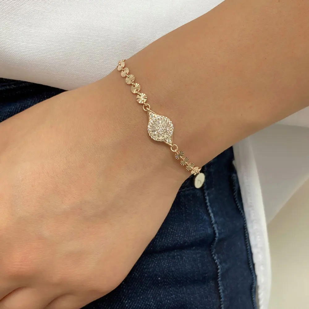 NEW Fashion Model Baget Silver 925 Bracelets for Women High Quality Gift Luxury Shiny Zircon Jewelry