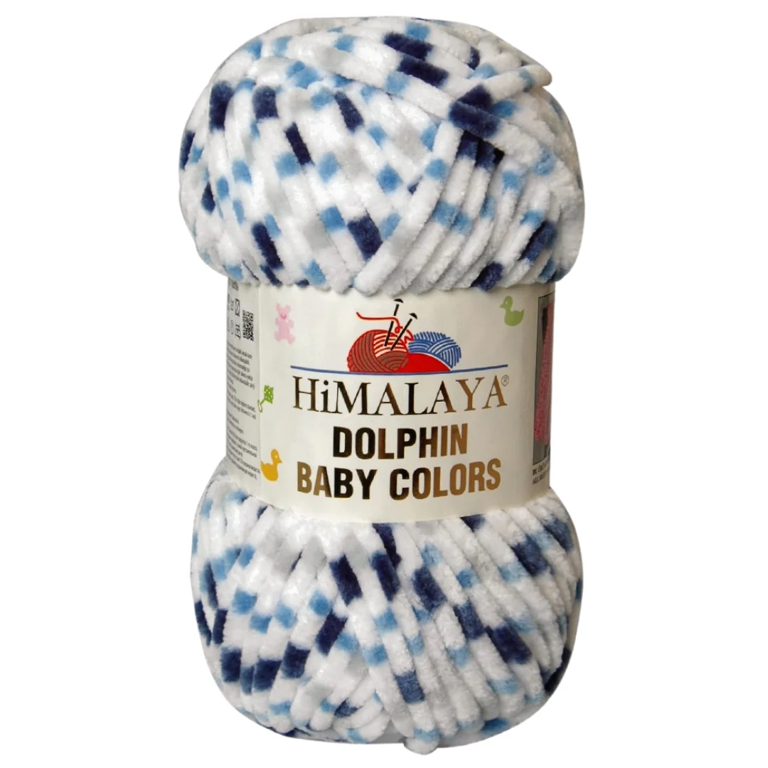 Himalaya Dolphin Baby Colors 100 Gr Soft Velvet Yarn for Hand Knitting Crochet DIY Baby Knitwear Blanket Sweater Cardigan Beanie