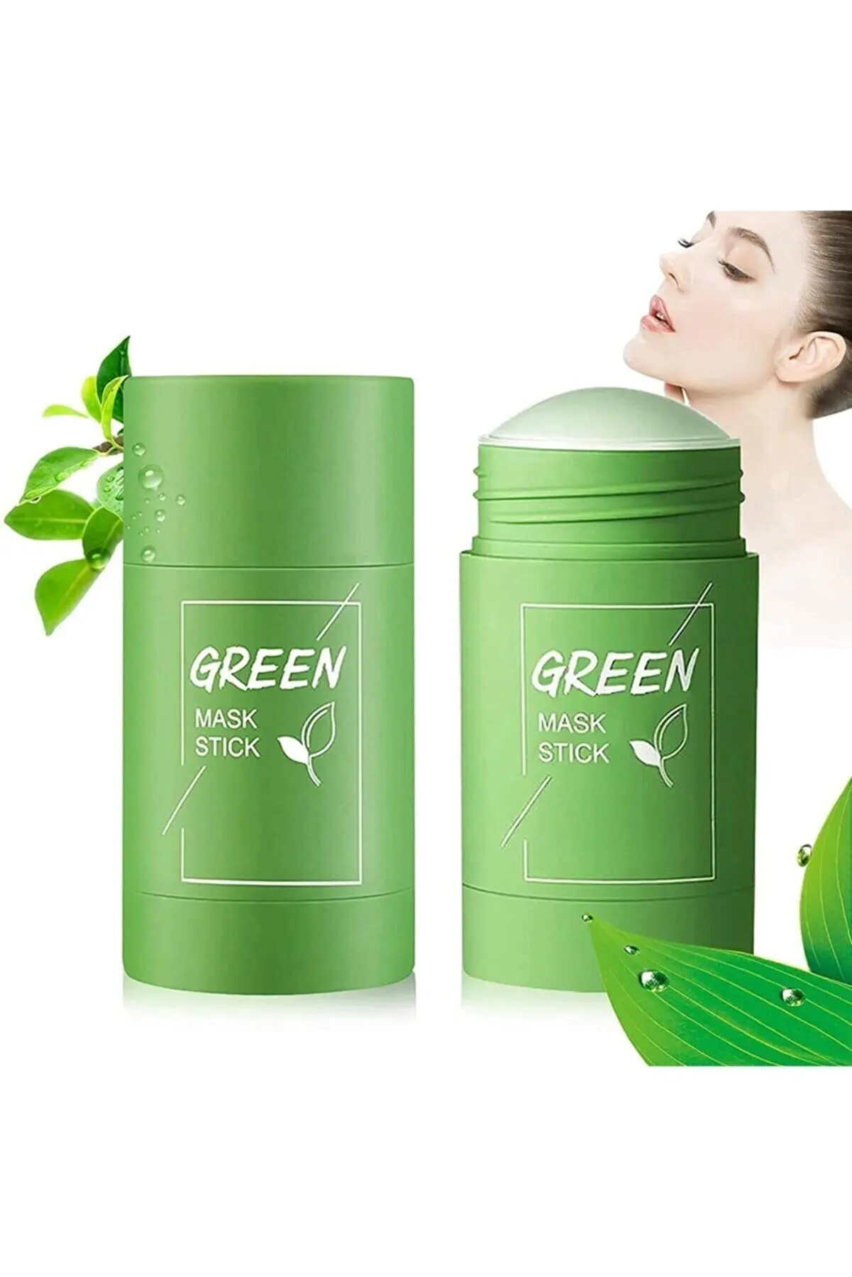 Green Tea Extract Blackhead and Acne Mask and Green Tea Mask Stick Premium Safe and No Harmful Chemicals Face Mask