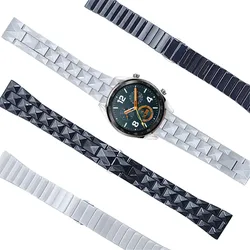 New Ceramic Slim Wrist Strap for HUAWEI WATCH 3 GT 2 46mm 42mm Band Bracelet 20mm 22mm Bands for HONOR ES GS Pro Magic WristBand