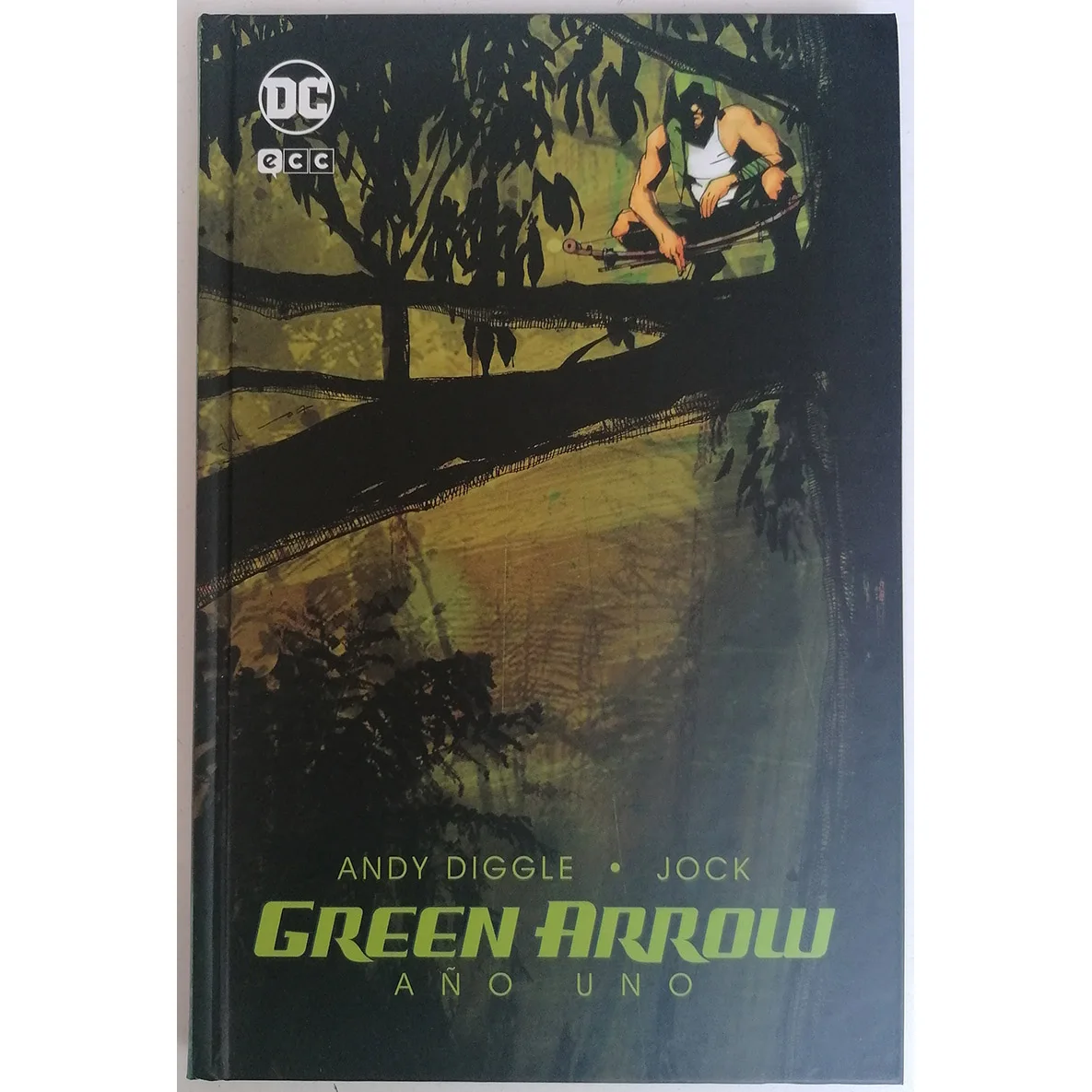 DC COMICS, GREEN ARROW year one, ED. ECC, author ANDY DIGGLE , COMIC BOOK in Spanish, TEBEO, graphic novel, DC Universe