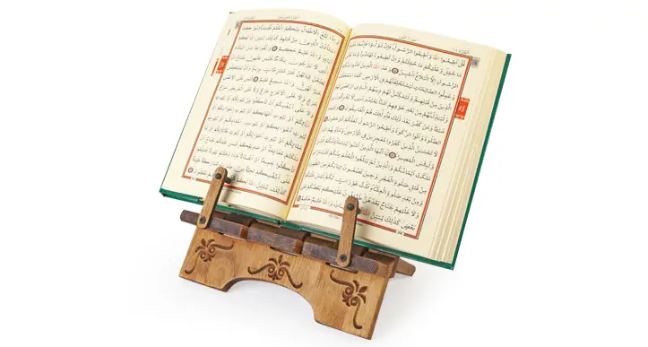 Wooden Quran Holy Bible ,Torah Stand,Portable Reading Desk Book Display,Book Holder, cook Book Stand, Stand for iPad,Mother's