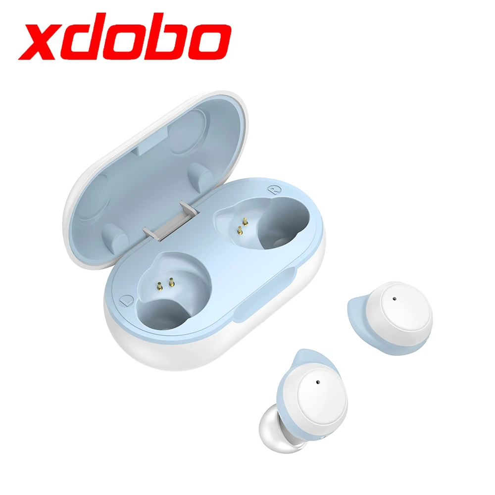 XDOBO TWS 22 Bluetooth Wireless True Stereo HIFI Earphones Touch Control Earbuds Mini In-Ear Sports 24h Playtime with Dual Mic