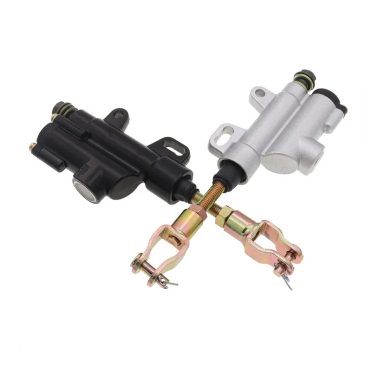 Motorcycle Rear Hydraulic Brake Master Cylinder Pump For 50cc 70cc 110cc 125cc 150cc 250cc M10 ATV Pit Pro Dirt Bike New