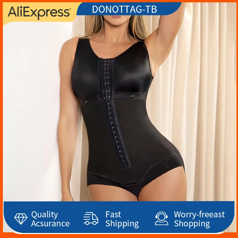 

Double Compression Shapewear With BraThree-Row Triangle Bodysuit Reducing And Shaping For Body Women's Corset Fajas