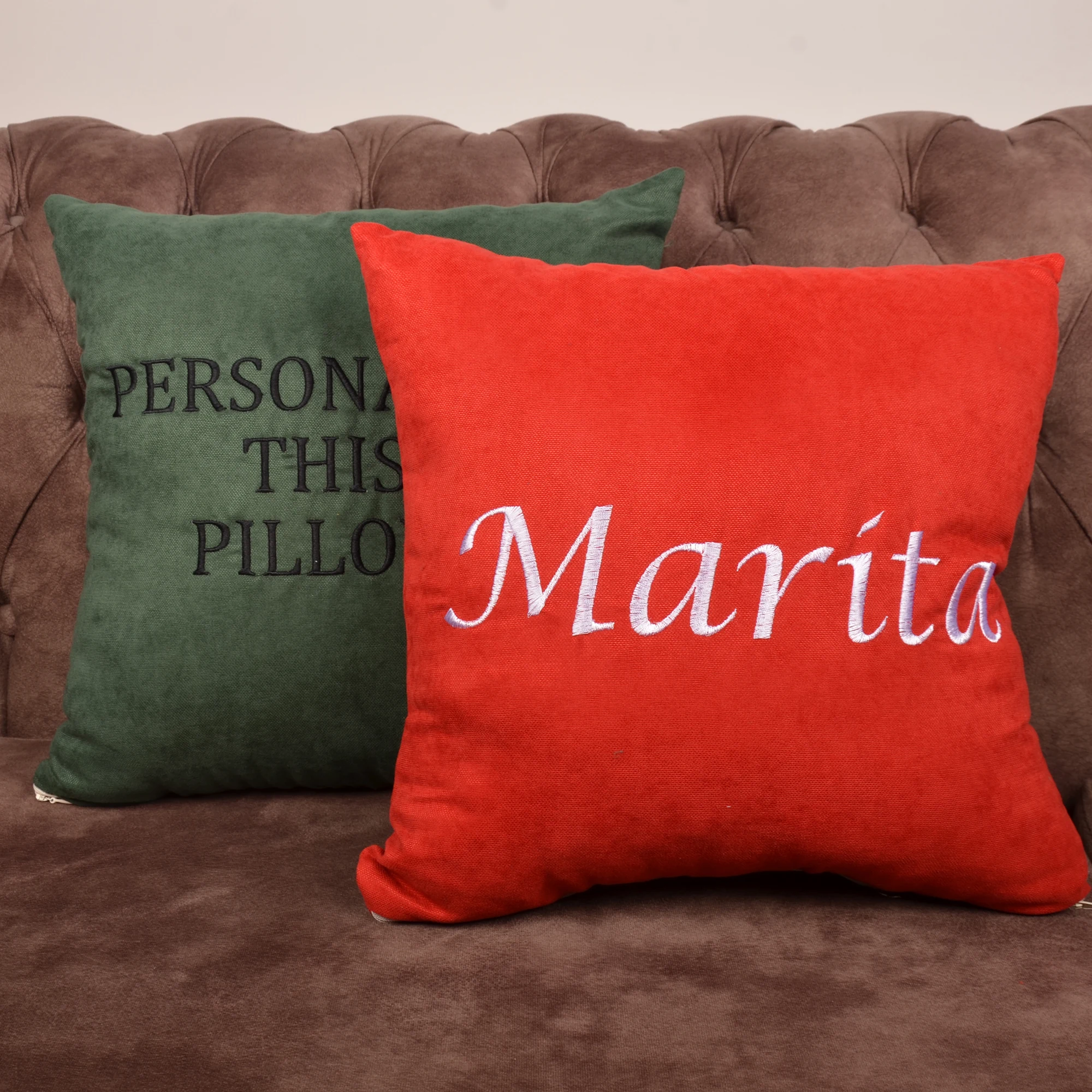 Custom Name Cushion Personalized New Baby Family Best Friend Mother\'s Day Gift Embroidered Pillow Home Decor Special Date