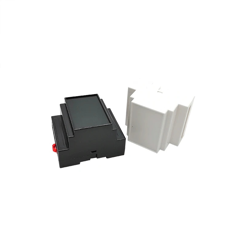 

LK-DR03 Wall Mounting Plastic Enclosure Din Rail Abs Plastic Box Plc Enclosure for PCB 88x72x59mm