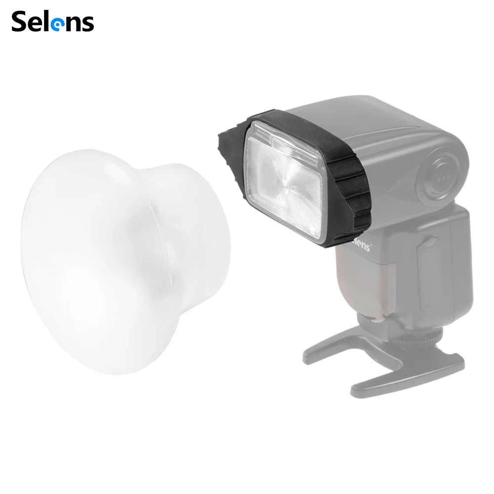 Selens-difusor de luz de silicona magnética, esfera de goma, Flash Modular para cámara Canon, Nikon, Yongnuo, Speedlite como accesorio MagMod