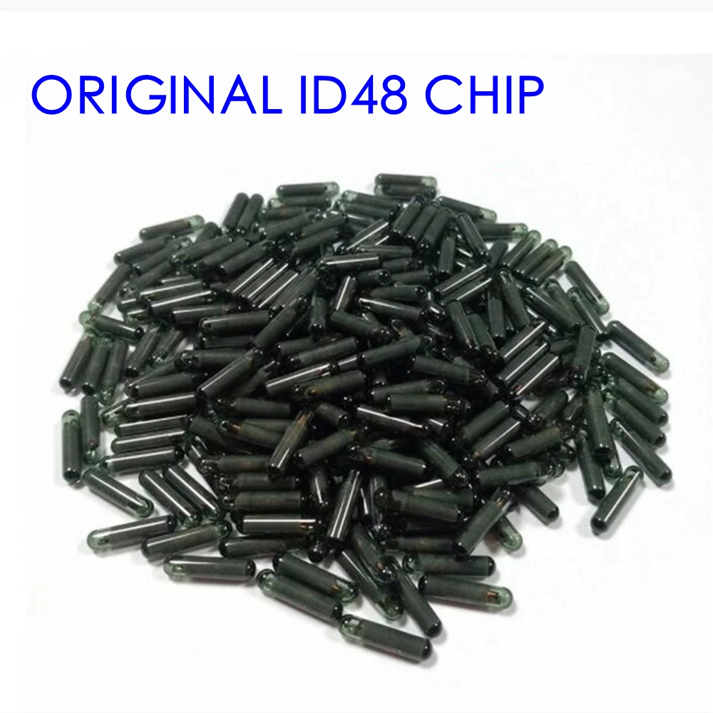 

200PCS Original ID48 CHIP ID kd48 glass transponder chip Car Key Chip Blank jmd 48 Unlock Chip Transponder Copier Programmer