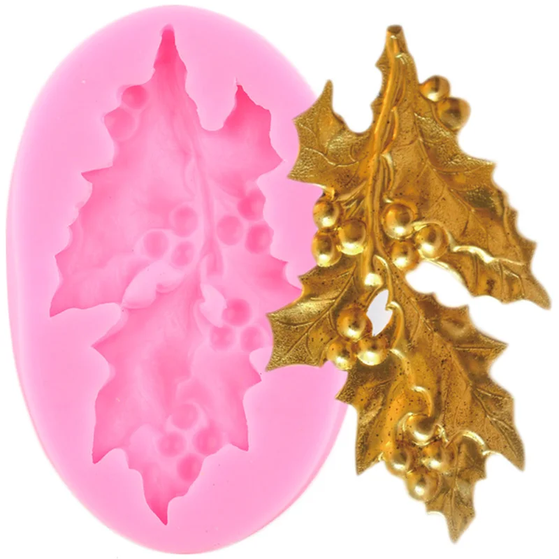 Baroque Relief Silicone Mold Leaf Fondant Cake Border Decorating Tools Chocolate Gumpaste Molds Candy Resin Clay Moulds