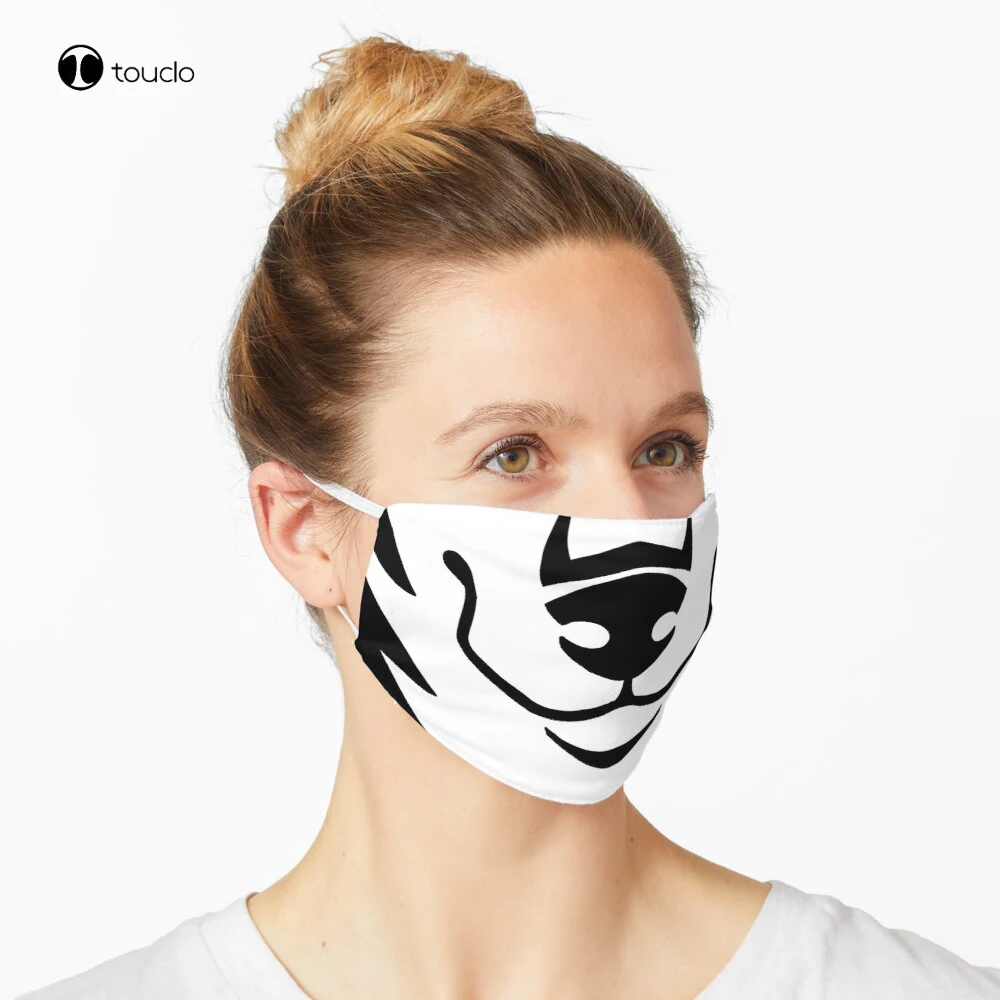 Vriendelijke Canine Wit Masker Gezicht Filter Pocket Doek Herbruikbare Wasbare