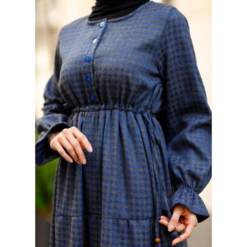 Muslim Robe Long Dress Turkish Clothes For Women European Clothing Dress Autumn Garment Hijab Eid Moroccan kaftan 3abaya