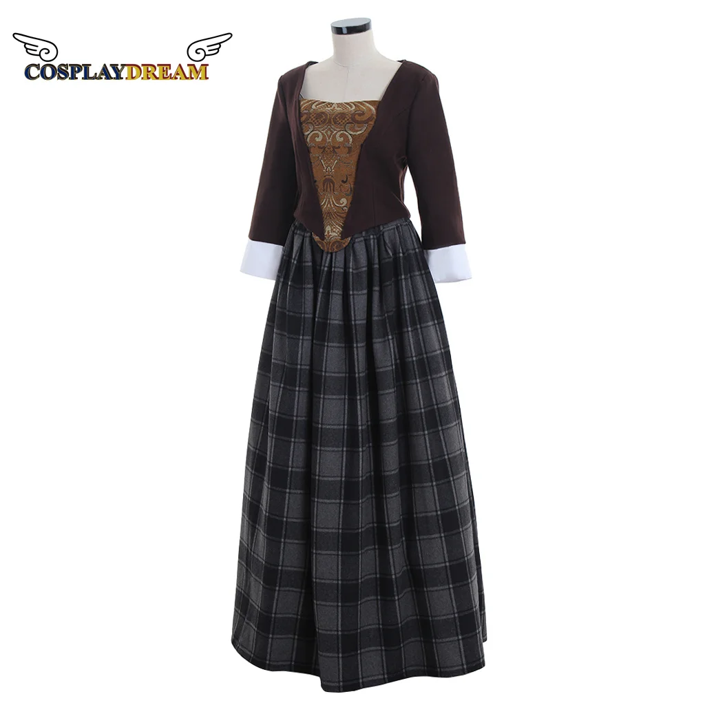 Cosplaydream Outlander Jenny Fraser Murray Dress Highland Scotland Costume Medieval Costume Halloween Carnival Party Costume