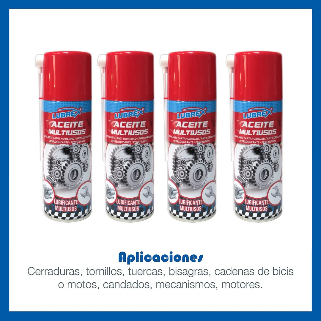 Picture 3: LUBREX Multi-purpose Oil 200 ml Lubricant Moisture Anti-corrosion Unlocking Penetrating