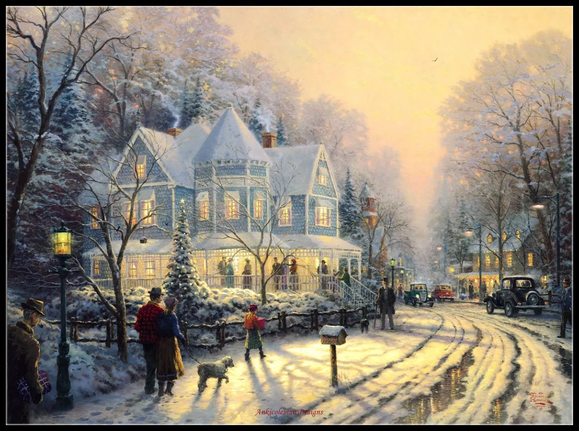 

Праздничный сбор-наборы для вышивки крестиком-рукоделие ручной работы для вышивки 14 ct наборы для вышивки крестиком цветные DMC