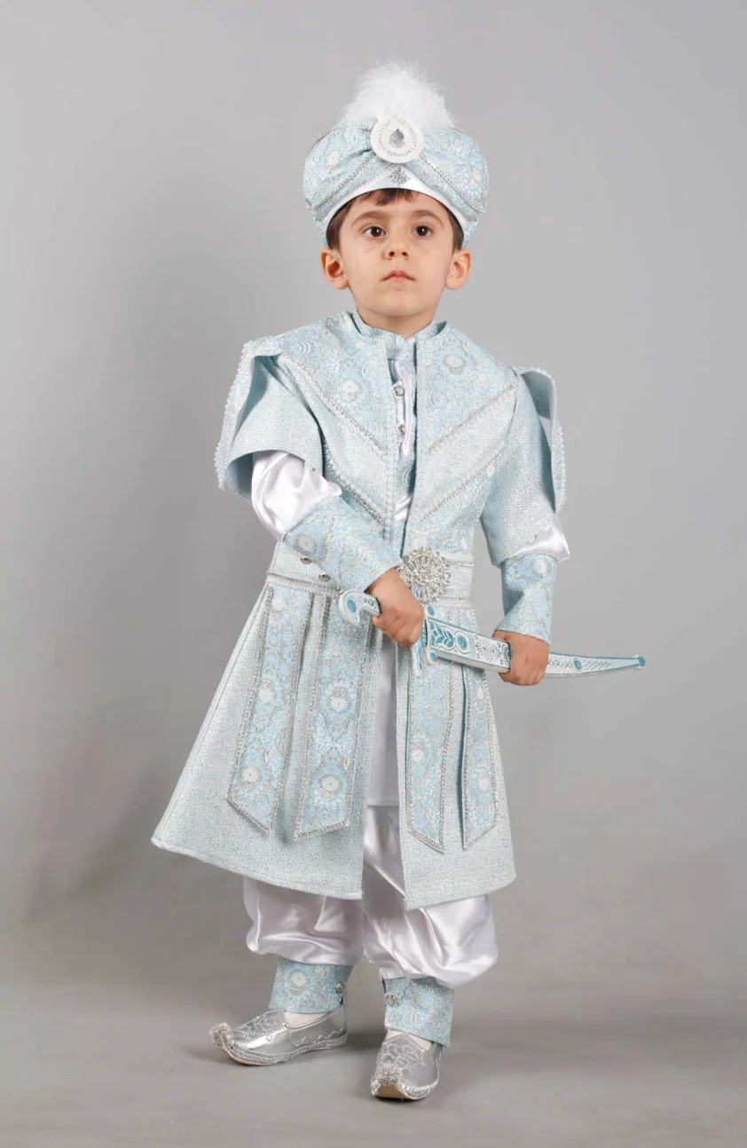 Tuğrul Turquoise PRINCE Circumcision Kit ottomanBABY BOY PRINCE ottoman MEVLÜT SUNNAH CLOTHES SPECIAL DAILY SNOWMOBILE NEWBORN