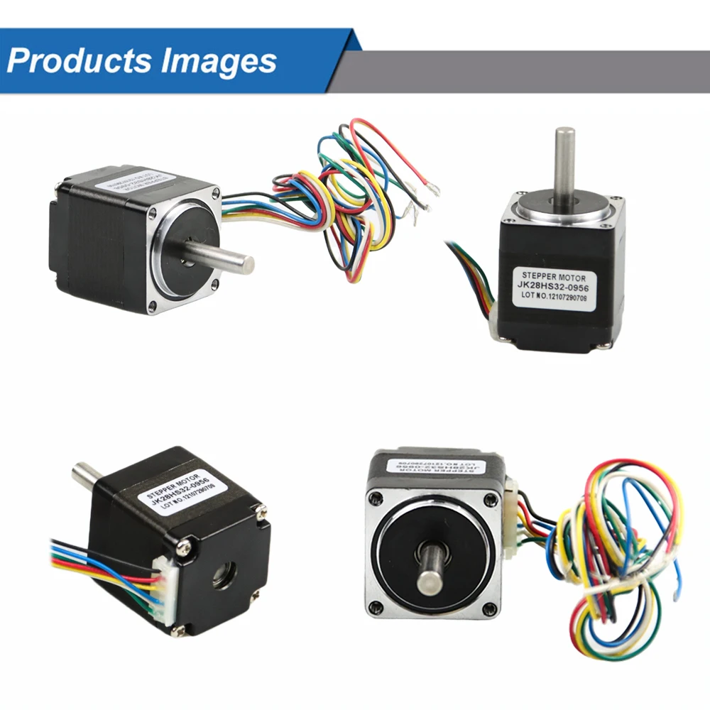 Jkongmotor Nema11 Schrittmotor 28 Hybrid-Schrittmotor 2-Phasen 4-Leiter 1,8 Grad 0,67A 6Ncm/8,5oz-in 28x32mm für DIY 3D-Drucker – Detail 3