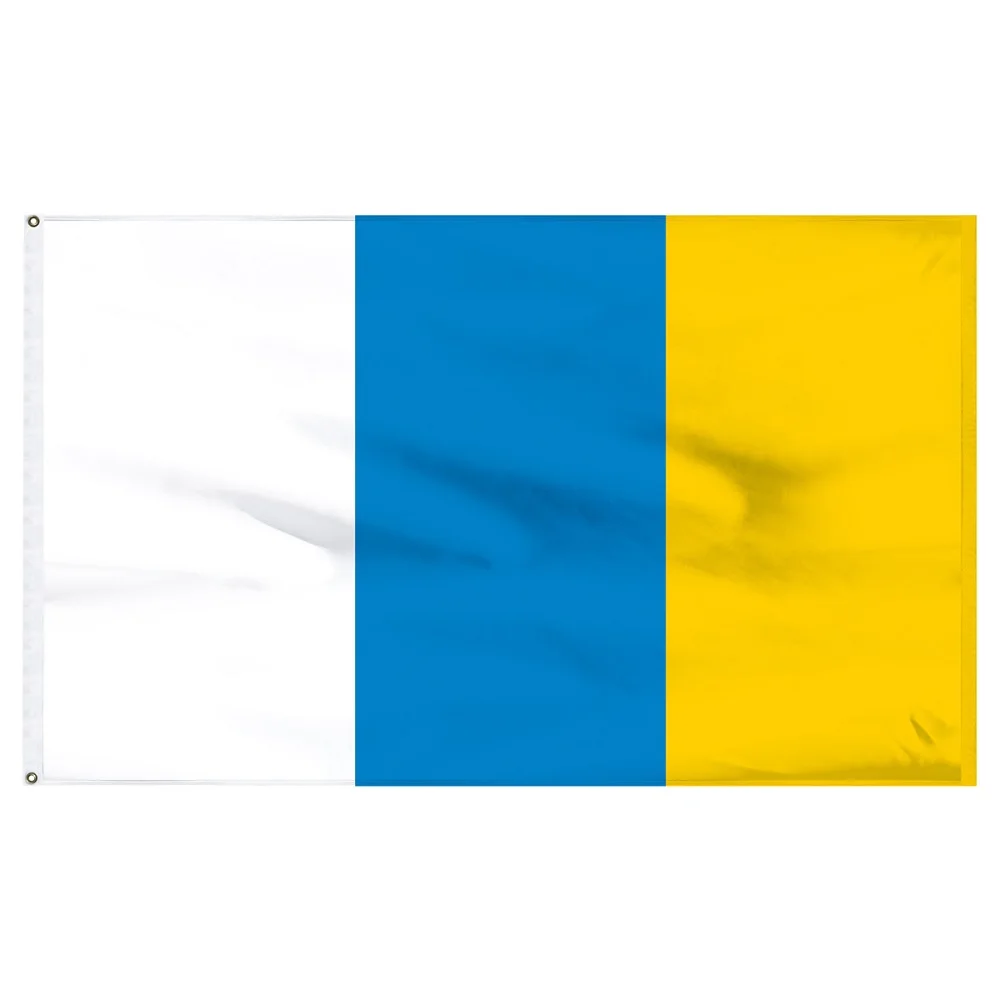 FLAGICTS Canary Islands Flag Spanish Region of Canarias Flags and Banners for Decor