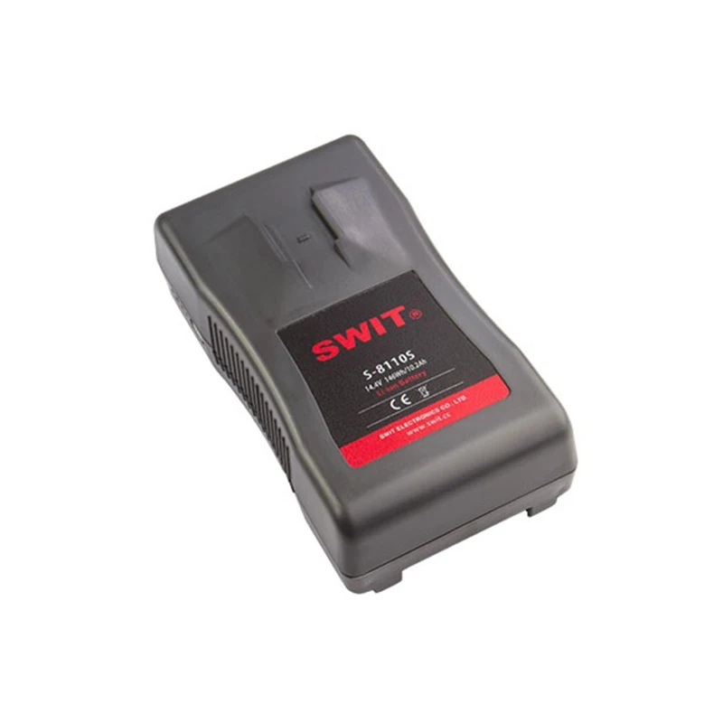 

SWIT SWIT S-8180S 220Wh High Load V-mount Battery, At least 200W, 16A Constant Load, 14.4V, 220Wh Capacity, D-tap Output Socket