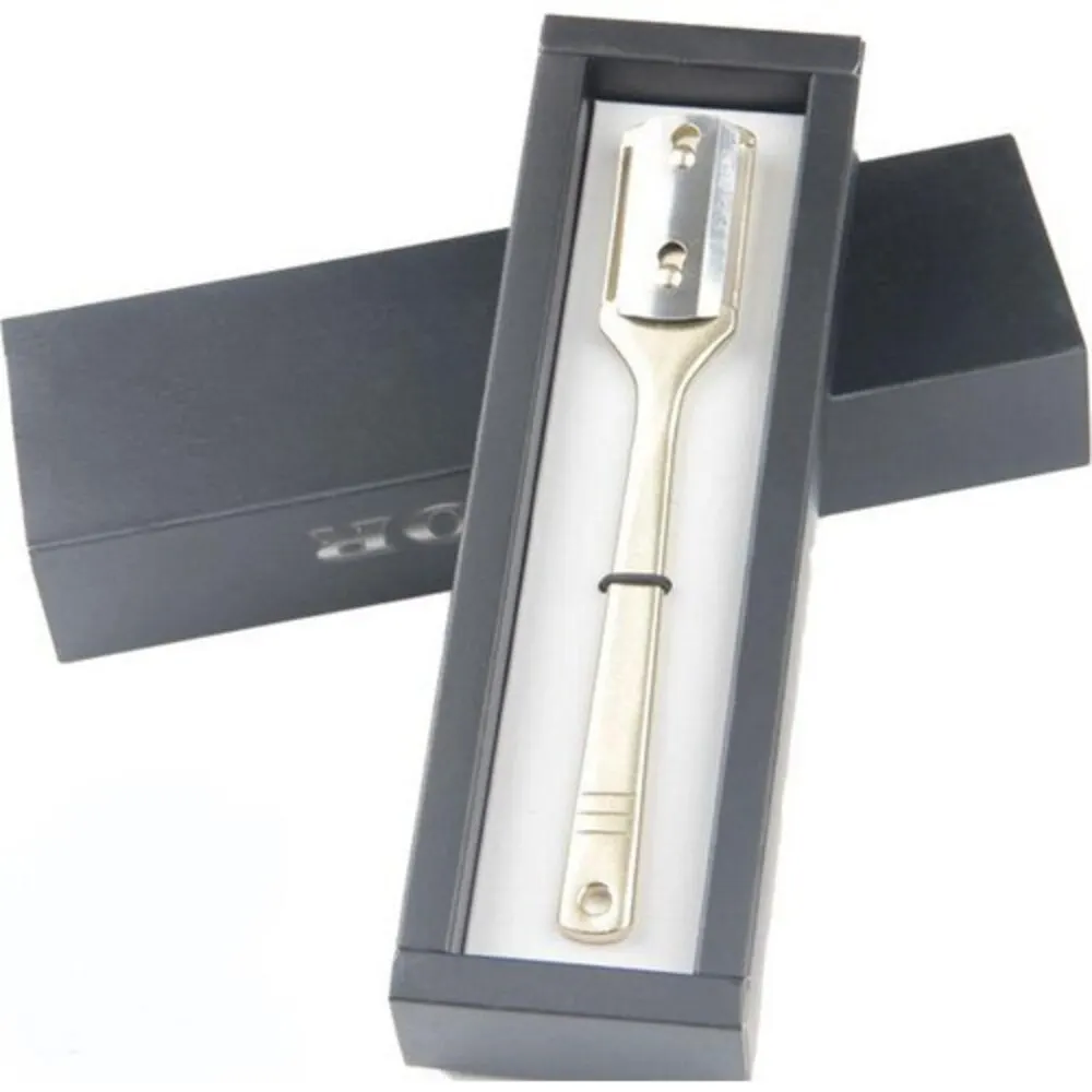 Zazor Doppelseitige Rasiermesser Sharp 5 verschiedenen farben Veränderbar Rasiermesser-Klassische Rasur Genuss Zazor Doppelseitige Rasiermesser Lightweigh