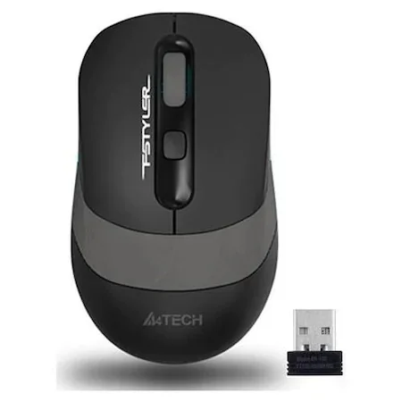 A4Tech FG10 Wireless Optical Mouse-Black Gray