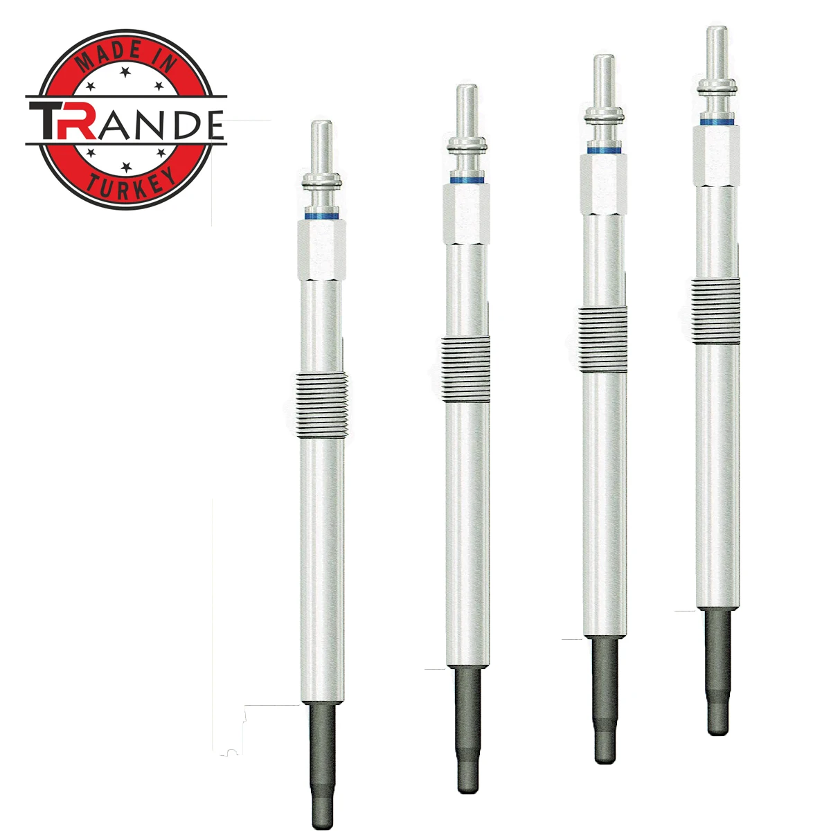 Trande Diesel Engine Heater Glow Plug 4 Pcs 11.5V For 62905061 Made In Turkey Trande Store Guarantee