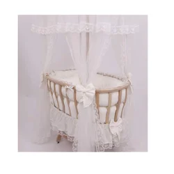 French Lacy Crib Portable Kids Bed Quilt Pillow mosquito net Rocking Crib Hammock Basket Baby Accessories Mother Child