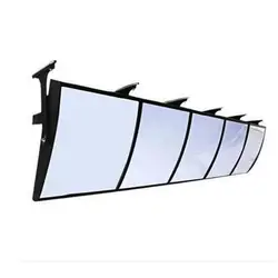 Ceiling Hanging Curved Menu Light Boxes, Illuminated Poster Frame for Restaurant, Cafe Store, 5Graphics/Column