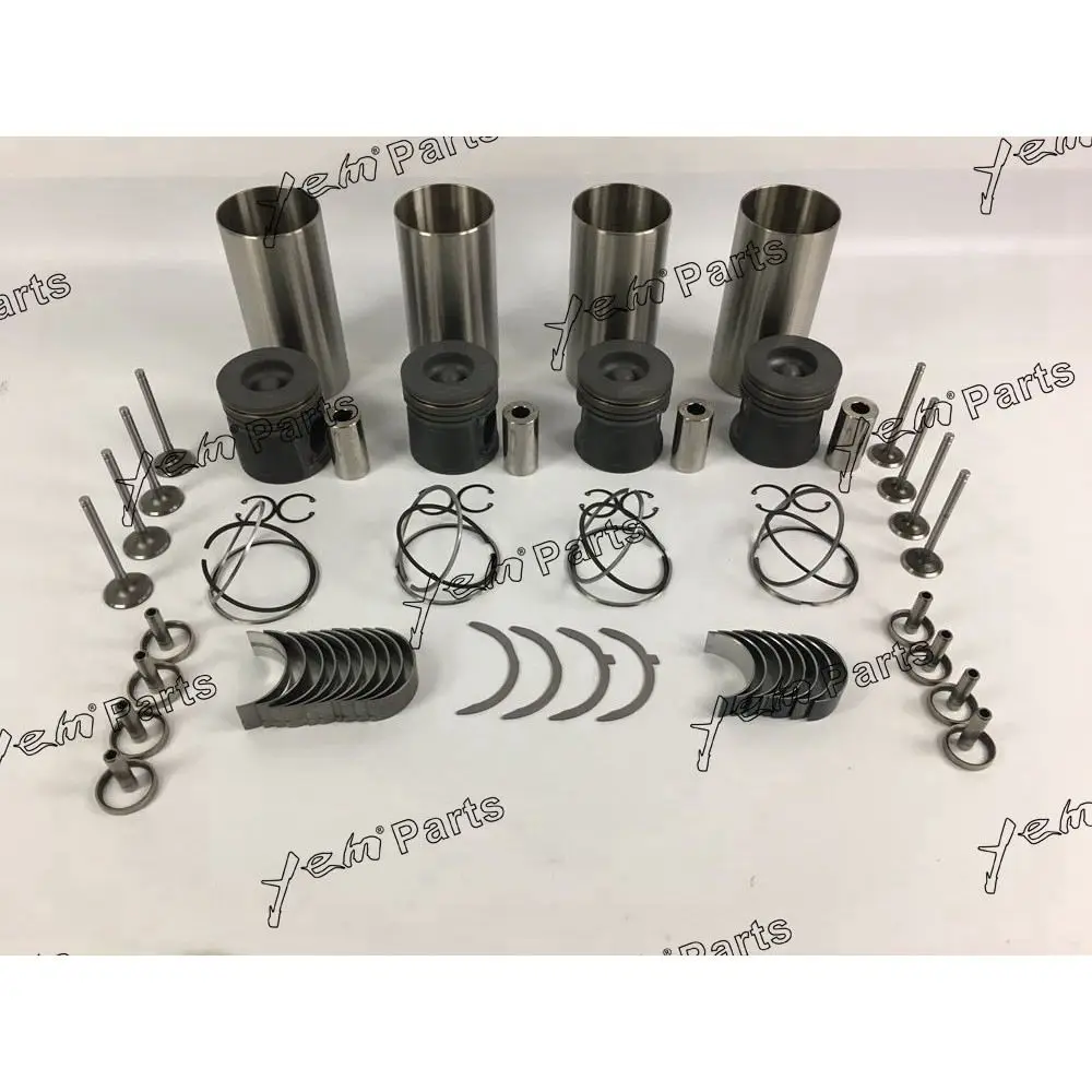 

For perkins engine 3054c repair rebuild kit piston piston ring cylinder liner full gasket set bearings valve guide seat