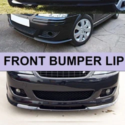 For Opel Corsa C CUPRA R Front Bumper Lip Universal 3pcs Diffuser Black Bumper Lip Spoiler Body Kit, Auto Car Tuning Accessories