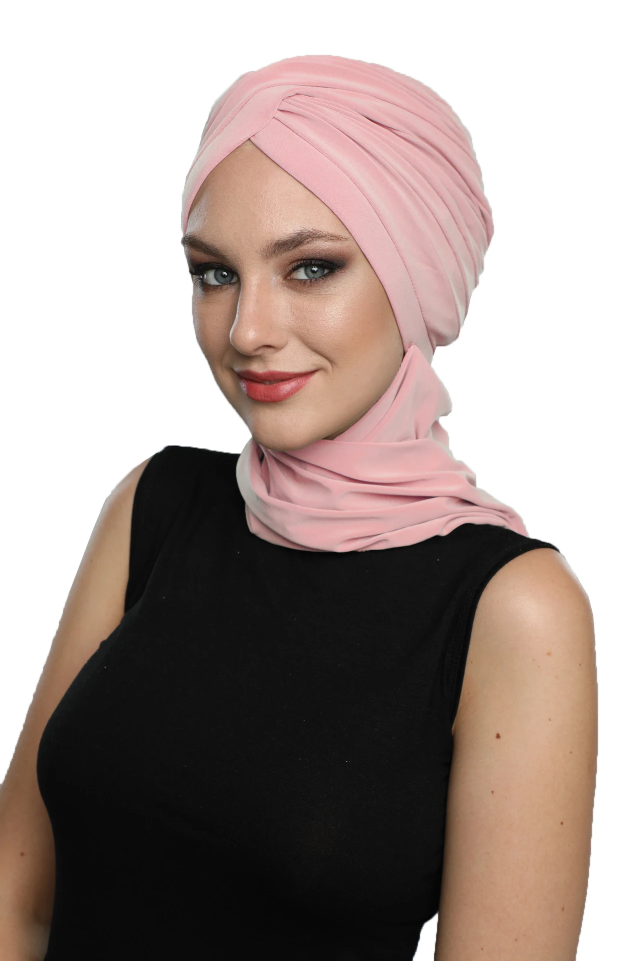 2024 New Fashion Cross W With Shawl Ready Turban Hijab Bonnet Scarf Cancer Cap Special Women Product Beret Bandana Muslim