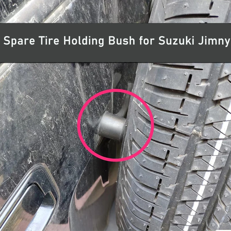 For Suzuki Jimny 2001-2017 Jb43 Jb23 Jb33 Rear Spare Tire Holding Rubber Bush Anti-Abnormal Noise Exterior Accessories