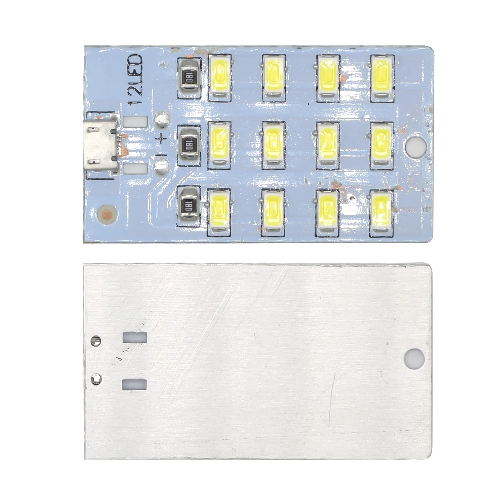 5730 smd 5V 430mA~470mA White Mirco Usb 5730 LED Lighting Panel USB Mobile Light Emergency Light Night Light Accessories