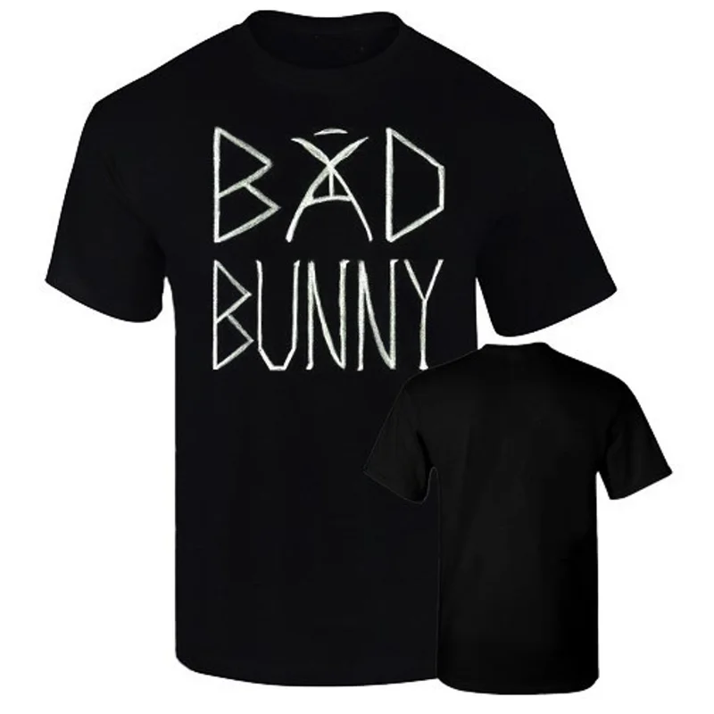 Bad Bunny Trap King Cotton 190grs Black Premium T-Shirt