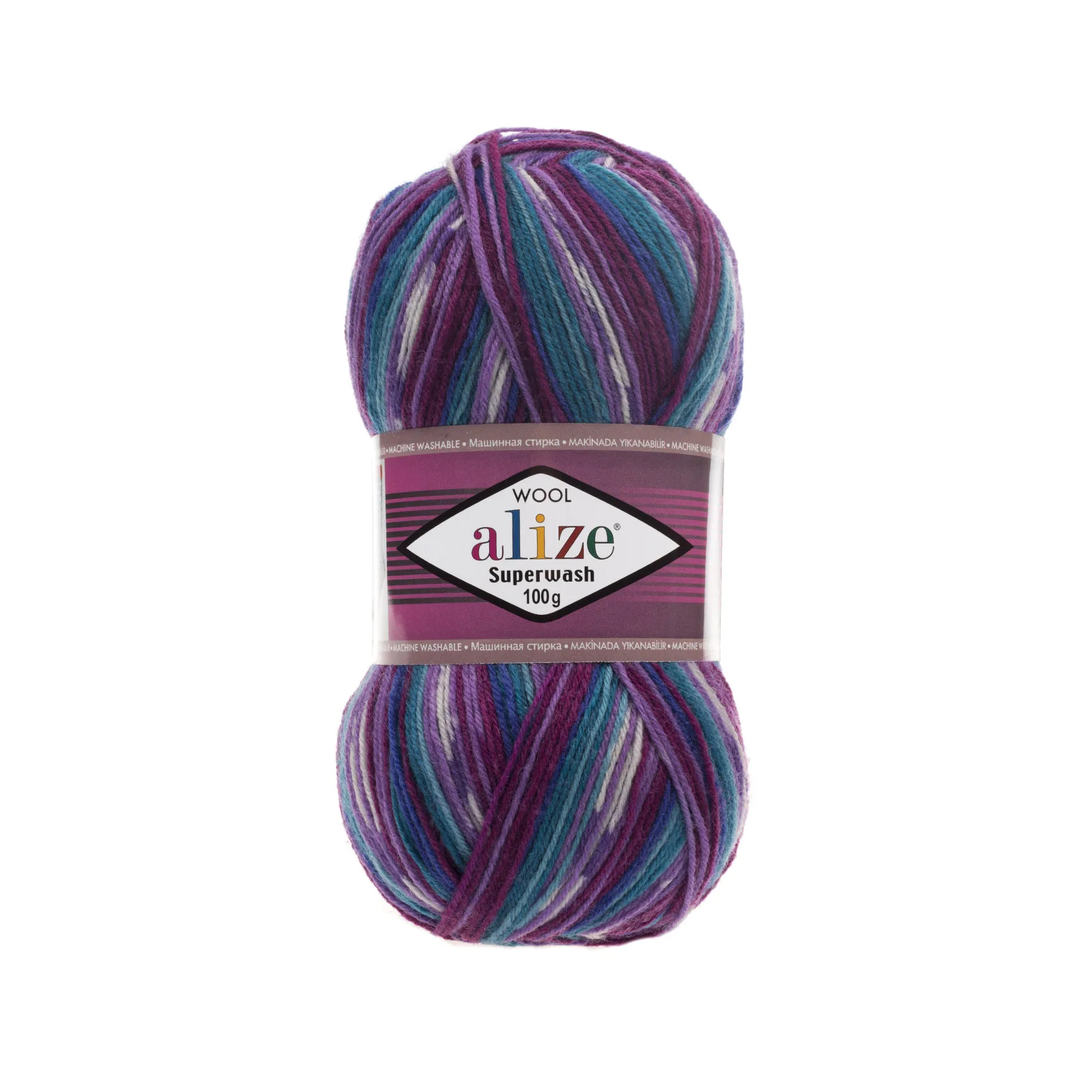 Alize Superwash 75% Wool - 25% Polyamide 100 Gr. 420 M Make A Difference In Your Socks, Booties, Notches, Scarves, Berets