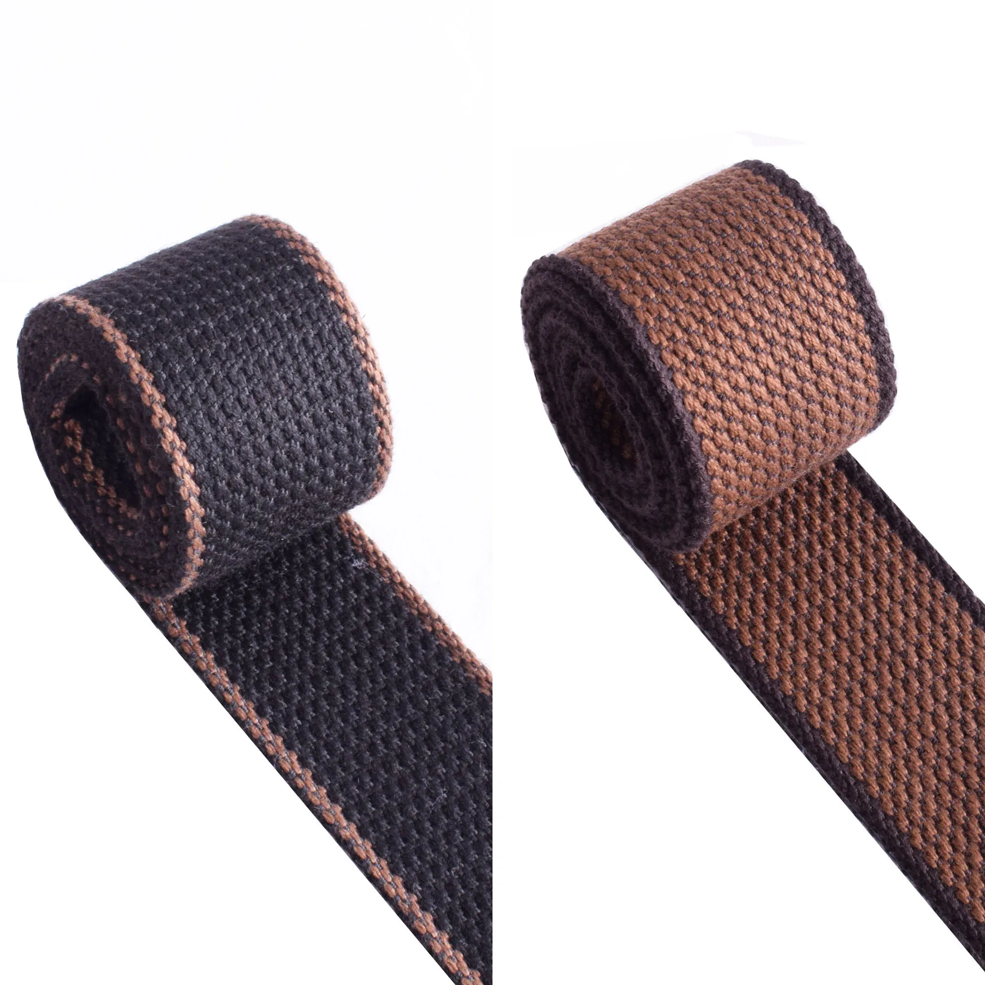 Striped Webbing Heavy Duty Cotton Webbing 1 1/2\