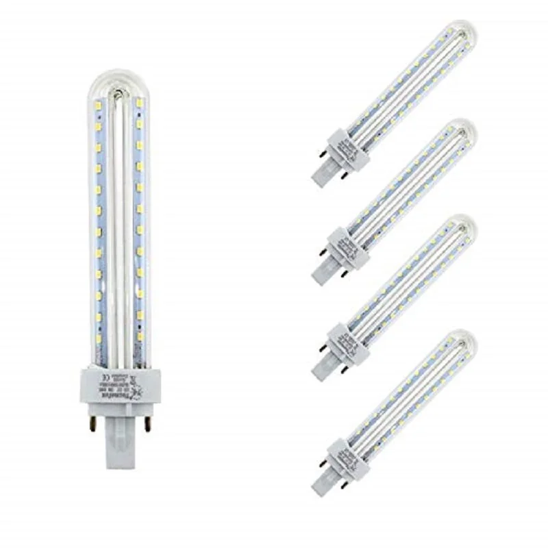 Lámpara Bombilla Led 2U Tubo G24 4200K Luz Fría 12W (Pack 5)