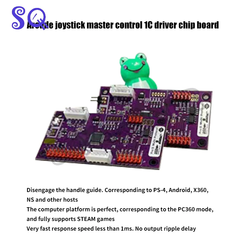 

RetroMagic Zero Delay Usb Encoder Rocker Driver Chip Switch XBOX360 PS4 PS5 Handle-free Guide Hitbox Arcade Rocker Chip DIY