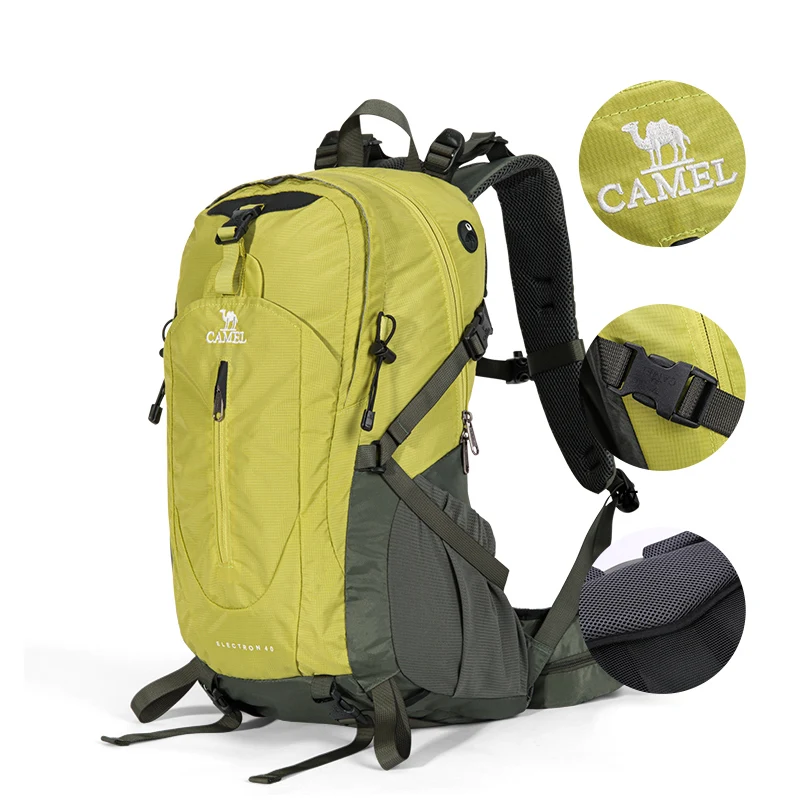 Imagem -02 - Mochilas Impermeáveis Golden Camel para Homens e Mulheres Bolsa de Escalada Mochila de Caminhada Ultraleve Capas de Bolsas Esportivos Camping 40l