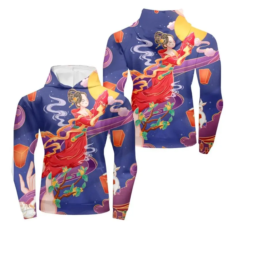 

New Digital Printed Animal Hoodie Multi-Colour Boy Breathable Casual Hoodie Young Man Women Unisex Fashion Sweatshirts