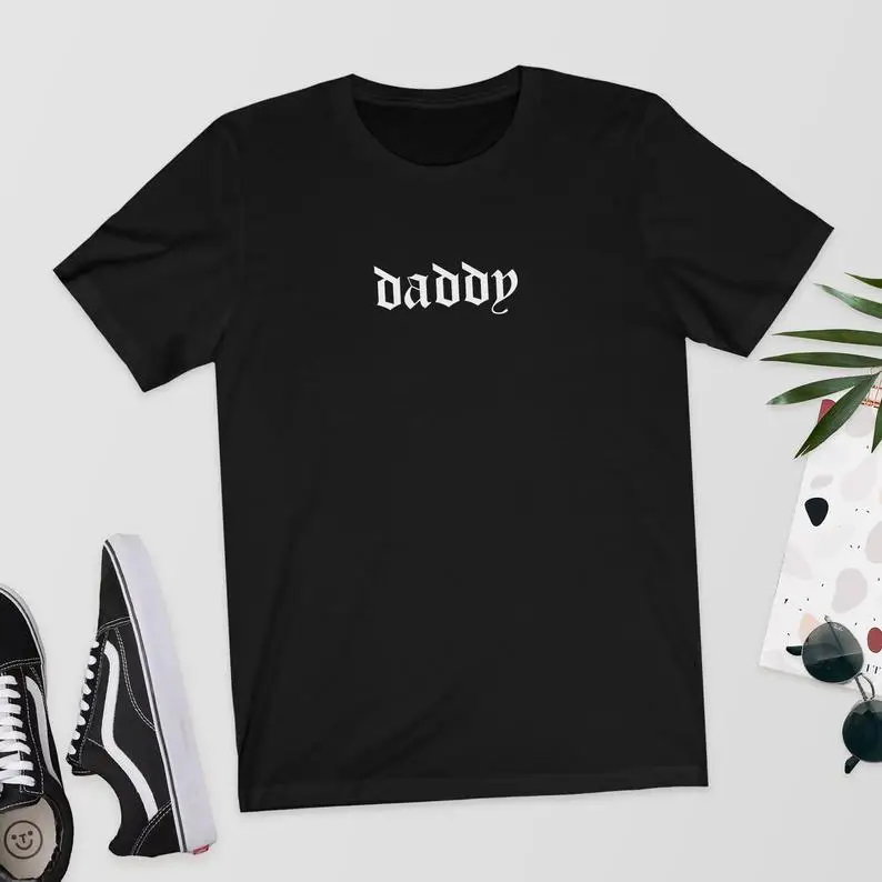 Sugarbaby New Arrival Daddy Gothic T-Shirt Aesthetic T-Shirt Daddy Shirt Aesthetic Clothing Drop Ship