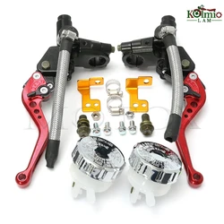 7/8'' 22mm Clutch Brake Master Cylinder Reservoir Lever Set For CBR650/900/1000RR CBR600 F2 F3 F4 F4I CB VTR VFR XADV NC PCX CRF