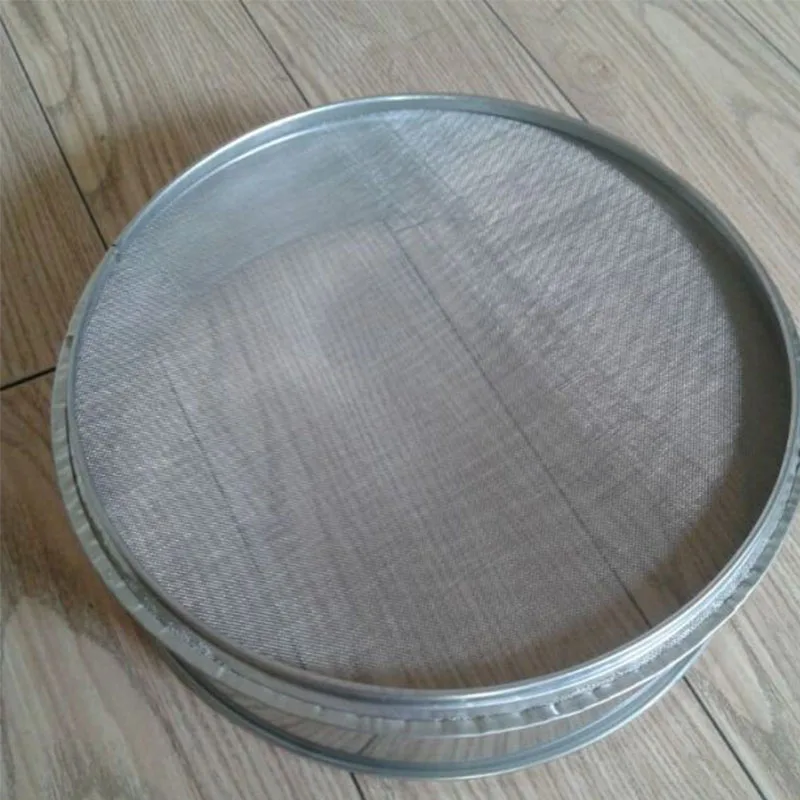 Peneira de malha redonda de aço inoxidável para máquina de peneira