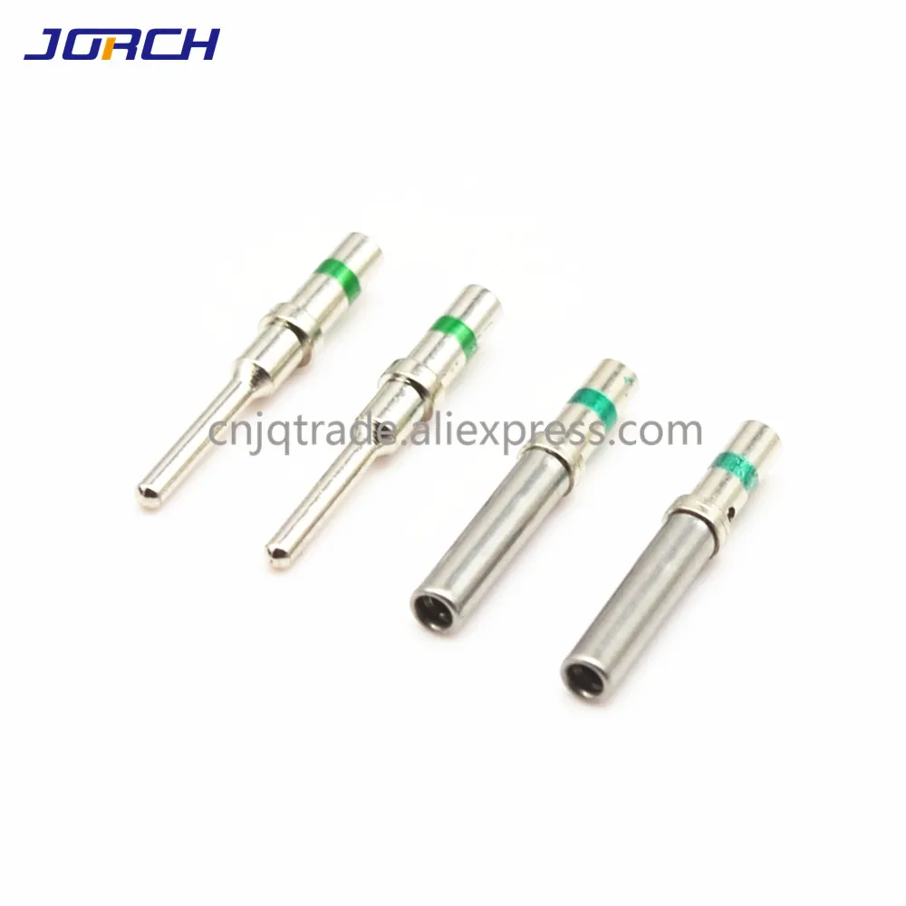 2pin Deutsch DT Waterproof Male Female Electrical Connector DT04-2P DT06-2S with green  terminals 0460-215-16141 0462-209-16141