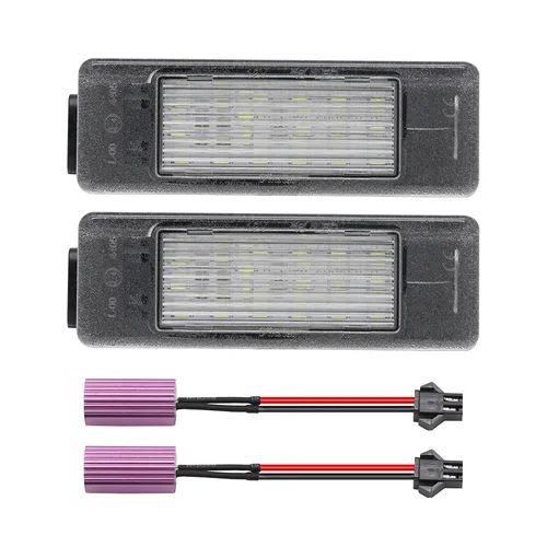 Imagen 2 del producto 2X luz LED Canbus para lugar de licencia para Peugeot 106 207 208 301 306 307 308 406 407 508 607 806 807 Expert 1007 2008 3008 5008 RCZ